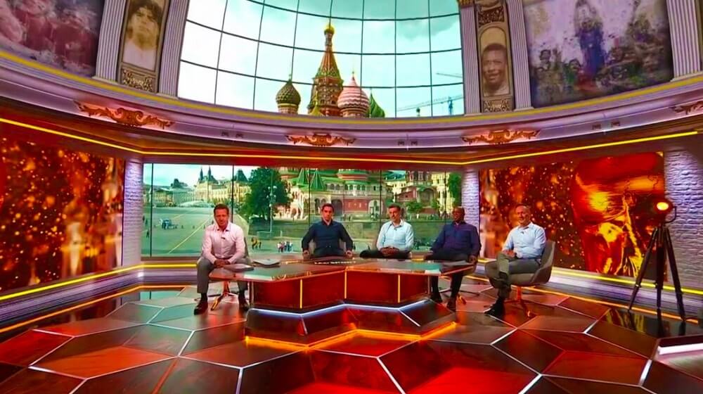 ITV Sport World Cup TV Studio